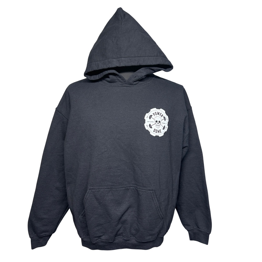 Gildan Marines Camp Schwab Okinawa Japan Power Dome Hoodie Men L Black Pullover